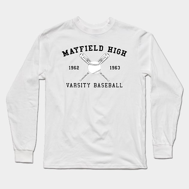 Mayfield High Varsity Baseball Long Sleeve T-Shirt by Vandalay Industries